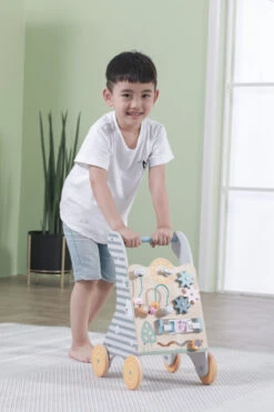 PolarB Activity Walker Houten Loopwagen 44028 -Kleintje Wereld PolarB Activity Walker Houten Loopwagen 44028 11