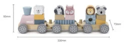 PolarB Houten Blokkentrein 44015 -Kleintje Wereld PolarB Houten Blokkentrein 44015 3