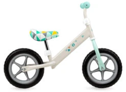 QKids Fleet Balance Bike Grey Triangles Loopfiets QKIDS00001 -Kleintje Wereld QKids Fleet Balance Bike Grey Triangles Loopfiets QKIDS00001 2