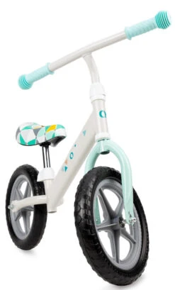 QKids Fleet Balance Bike Grey Triangles Loopfiets QKIDS00001 -Kleintje Wereld QKids Fleet Balance Bike Grey Triangles Loopfiets QKIDS00001 3