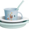 Suavinex Forest Blauw 4-delig Dinerset SXZFEE070300 -Kleintje Wereld Suavinex Forest Blauw 4 delig Dinerset SXZFEE070300 1