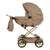 Tako Mini Imperial Beige/Gold Poppen Kinderwagen Incl. Tas 02 -Kleintje Wereld Tako Mini Imperial Beige Gold Poppen Kinderwagen incl. Tas 02