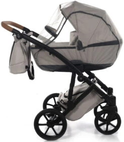 Tako Space Beige Kinderwagen Incl. Tas 02 -Kleintje Wereld Tako Space Beige Kinderwagen incl. Tas 02 6