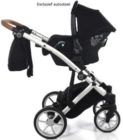 Tako Space Black Kinderwagen Incl. Tas 04 -Kleintje Wereld Tako Space Black Kinderwagen incl. Tas 04 17
