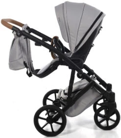 Tako Space Grey Kinderwagen Incl. Tas 01 -Kleintje Wereld Tako Space Grey Kinderwagen incl. Tas 01 12