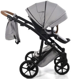 Tako Space Grey Kinderwagen Incl. Tas 01 -Kleintje Wereld Tako Space Grey Kinderwagen incl. Tas 01 13