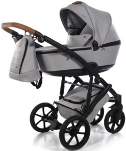 Tako Space Grey Kinderwagen Incl. Tas 01 -Kleintje Wereld Tako Space Grey Kinderwagen incl. Tas 01 4