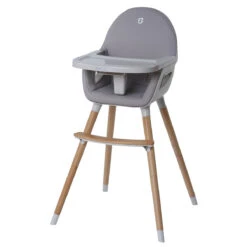 Titaniumbaby Dayz Grey/White Kinderstoel TB-6425 -Kleintje Wereld Titaniumbaby Dayz Grey White Kinderstoel 6425.26 1