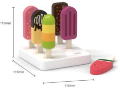 Viga 6 Stuks Houten Speelgoed IJsjes 44528 -Kleintje Wereld Viga 6 Stuks Houten Speelgoed IJsjes 44528 4