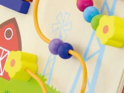 Viga Activity Walker Multicolor Houten Loopwagen 50950 -Kleintje Wereld Viga Activity Walker Multicolor Houten Loopwagen 50950 5