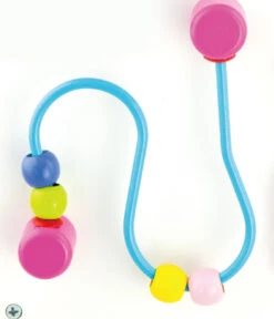 Viga Activity Walker Roze Houten Loopwagen 50178 -Kleintje Wereld Viga Activity Walker Roze Houten Loopwagen 50178 3