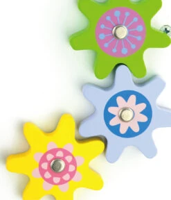 Viga Activity Walker Roze Houten Loopwagen 50178 -Kleintje Wereld Viga Activity Walker Roze Houten Loopwagen 50178 4