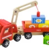 Viga Houten Kraanwagen 50690 -Kleintje Wereld Viga Houten Kraanwagen 50690 1