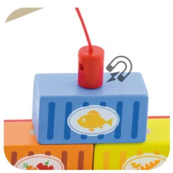 Viga Houten Kraanwagen 50690 -Kleintje Wereld Viga Houten Kraanwagen 50690 5