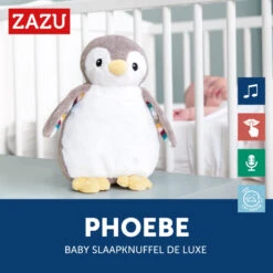 Zazu Phoebe De Pinguïn Ruis Slaaptrainer ZA-PHOEBE-01 -Kleintje Wereld Zazu Phoebe de Pinguin Ruis Slaaptrainer ZA PHOEBE 01 3
