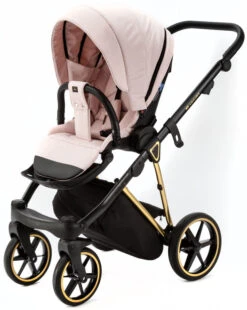 Adamex Belissa Special Edition Pink/Gold 2-in-1 Kinderwagen PS-540 -Kleintje Wereld adamex belissa special edition pink gold 2 in 1 kinderwagen ps 540 6