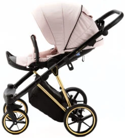 Adamex Belissa Special Edition Pink/Gold 2-in-1 Kinderwagen PS-540 -Kleintje Wereld adamex belissa special edition pink gold 2 in 1 kinderwagen ps 540 8