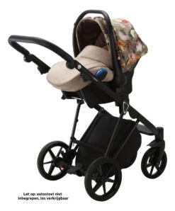 Adamex Porto Flowers Beige 2-in-1 Kinderwagen FL-5 -Kleintje Wereld adamex porto flowers beige 2 in 1 kinderwagen fl 5 10 1920x1920