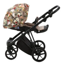 Adamex Porto Flowers Beige 2-in-1 Kinderwagen FL-5 -Kleintje Wereld adamex porto flowers beige 2 in 1 kinderwagen fl 5 1 1920x1920