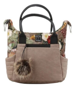 Adamex Porto Flowers Beige 2-in-1 Kinderwagen FL-5 -Kleintje Wereld adamex porto flowers beige 2 in 1 kinderwagen fl 5 2 1920x1920