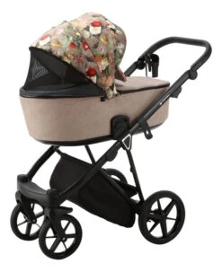 Adamex Porto Flowers Beige 2-in-1 Kinderwagen FL-5 -Kleintje Wereld adamex porto flowers beige 2 in 1 kinderwagen fl 5 6 1920x1920