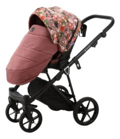Adamex Porto Flowers Pink 2-in-1 Kinderwagen FL-2 -Kleintje Wereld adamex porto flowers pink 2 in 1 kinderwagen fl 2 1 1920x1920