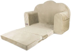 Albero Mio Cloud Sofa Velvet Beige Slaapbank V110 -Kleintje Wereld albero mio cloud sofa beige slaapbank v110 2