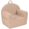 Albero Mio Stripe Nougat Kinderfauteuil -Kleintje Wereld albero mio stripe nougat kinderfauteuil 1