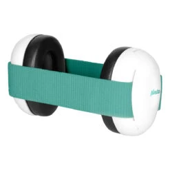 Alecto BV-72 Wit/Mintgroen Baby Gehoorbeschermers