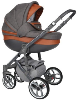 Baby Merc Faster 3 Grey/Brown Kinderwagen Incl. Autostoel FIII 100