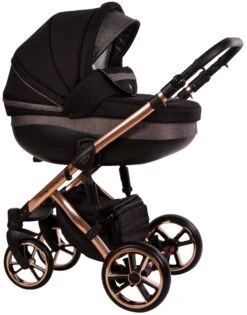Baby Merc Faster 3 Black/Rose Gold LTD Kinderwagen Incl. Autostoel L189
