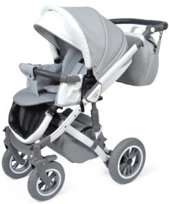 Baby Merc Faster 3 Eco Leather Grey Kinderwagen Incl. Autostoel F10 -Kleintje Wereld baby merc faster 3 grey kinderwagen incl. autostoel 6