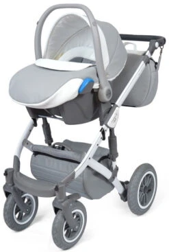 Baby Merc Faster 3 Eco Leather Grey Kinderwagen Incl. Autostoel F10 -Kleintje Wereld baby merc faster 3 grey kinderwagen incl. autostoel 7