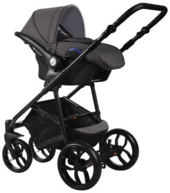 Baby Merc La Noche Grey 3-in-1 Kinderwagen Incl. Autostoel LN/06B -Kleintje Wereld baby merc la noche grey 3 in 1 kinderwagen incl. autostoel ln 06b