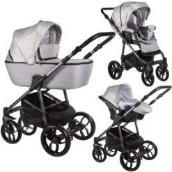 Baby Merc La Noche Limited Light Grey 3-in-1 Kinderwagen Incl. Autostoel LNL/LNL07/SCE