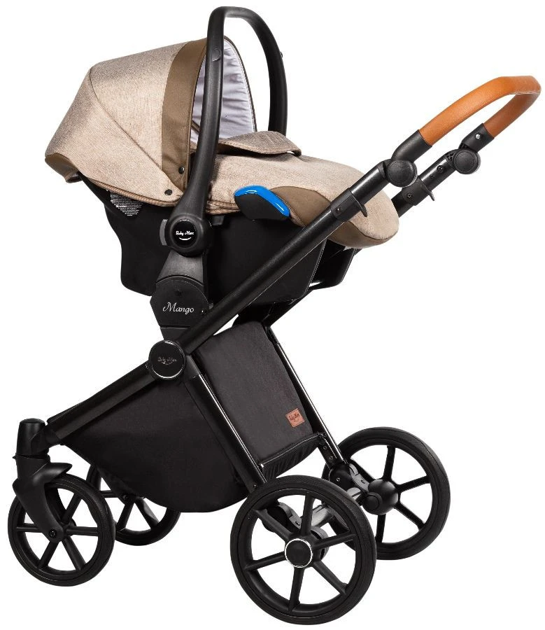Baby Merc Mango Beige Kinderwagen Incl. Autostoel M/MO02B 6 Baby Merc Mango Beige Kinderwagen Incl. Autostoel M/MO02B - Afbeelding 4