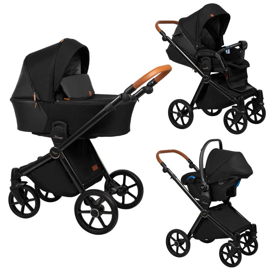 Baby Merc Mango Black Kinderwagen Incl. Autostoel M/ML204B