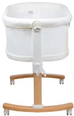 Babygo Amila Beige Creme Wieg Aan Bed 4151 -Kleintje Wereld babygo amila beige creme wieg aan bed 4151 3