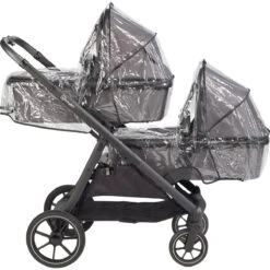 Babygo Duo Grey Tandem Kinderwagen 7801 -Kleintje Wereld babygo duo grey tandem kinderwagen 7801 15 1