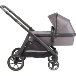 Babygo Duo Mega Grey Tandem Kinderwagen Incl. 2 Autostoelen 78001 -Kleintje Wereld babygo duo grey tandem kinderwagen 7801 2
