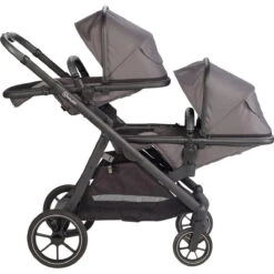 Babygo Duo Grey Tandem Kinderwagen 7801 -Kleintje Wereld babygo duo grey tandem kinderwagen 7801 5 1