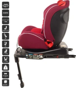 Babygo Fixleg Red Isofix 360° Autostoel 0-25 Kg 2703 -Kleintje Wereld babygo fixleg red isofix 360 autostoel 0 25 kg 2703.7