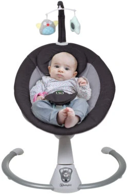 BabyGo Homey Black Swing Babyschommel 190-1 -Kleintje Wereld babygo homey swing babyschommel 1