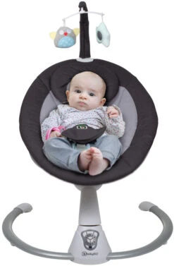 Babygo Homey Set Black/Nature Babyschommel En Kinderstoel 19011 -Kleintje Wereld babygo homey swing babyschommel 1 1 1
