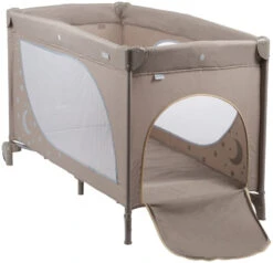 Babygo MoonStars Beige Melange Campingbed 4802 -Kleintje Wereld babygo moonstars beige campingbed 3
