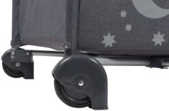 Babygo MoonStars Grey Melange Campingbed 4801 12 Babygo MoonStars Grey Melange Campingbed 4801 -Kleintje Wereld babygo moonstars grey campingbed 4