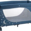 Babygo MoonStars Navy Melange Campingbed 4804 -Kleintje Wereld babygo moonstars navy campingbed