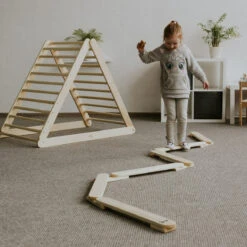 Babygo Nature 4-delige Balansbalk 8602 -Kleintje Wereld babygo nature balansbalk sfeer 3