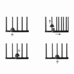 Babygo Safety BabySecure Wallfix Black Traphek 4062 -Kleintje Wereld babygo safety babysecure wallfi2 black traphek 4062 x 1 1