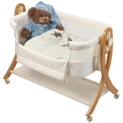 Babygo SideBySide Creme Wieg Aan Bed 4161 -Kleintje Wereld babygo sidebyside creme wieg aan bed 4161 8